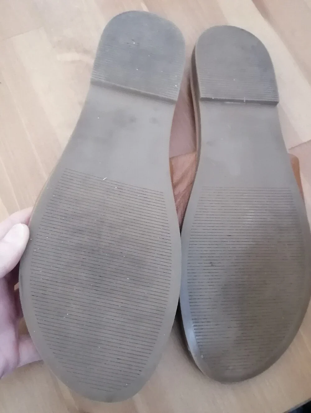 Steve Madden Leather Sandals Caramel Congac tan slides slip-on - Picture 4 of 4